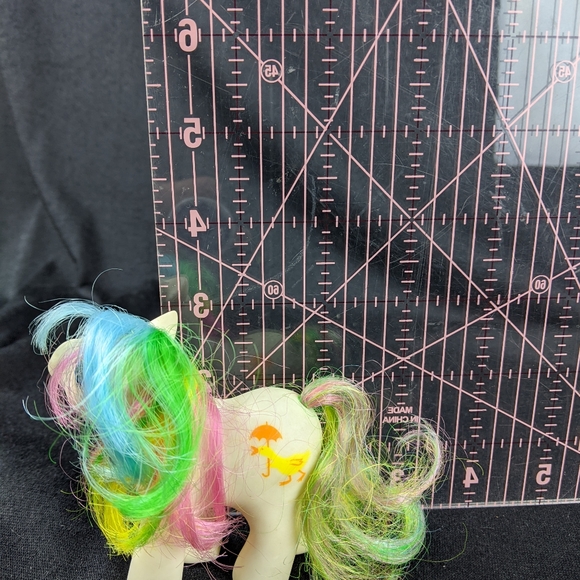 My Little Pony 1987 Quackers MLP G1 Duck Umbrella Rainbow - Picture 3 of 6